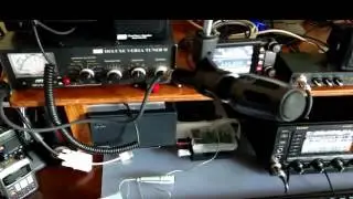Yaesu MD100 Microphone with boom and hand handle PTT