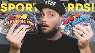 Sports Card Collecting! 90's Inserts Basketball, Football & Baseball Low Hanging Fruit 🍎🍐🍒