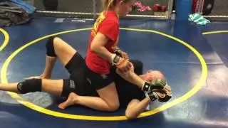 MMA: Top Control Sequence off off a Double Leg Takedown and Sacrifice Elevator