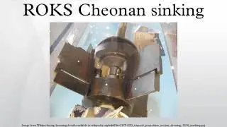 ROKS Cheonan sinking