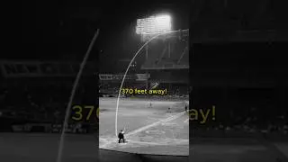 ⚾️ Mickey mantle hit the facade of the Yankees stadium today May 22 #baseball