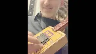 Dan Frechette - North Of North Dakota Blues (Nortune Cigar Box Guitar)