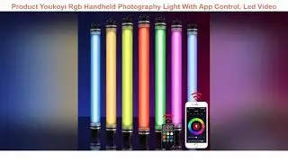Youkoyi Rgb Handheld Photography Light With App Control, Led Video Light Wand - Rgb Full Color, 12