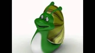 3D Rigged and Animated Cute Cartoon Animal Character for sale - Snail Animation