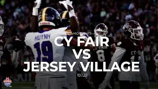 Cy Fair vs Jersey Village Football 10.1.22
