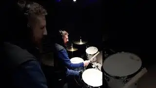 Drums riding along on a classic Avedis to slow blues guitar. #drums #rockandblues #avedis #zildjian