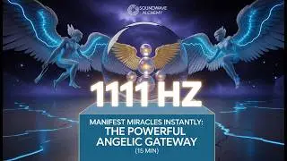 1111 Hz Angel Frequency Pure Tone Meditation | The Master Manifestation Portal| 15 Min Sound Alchemy