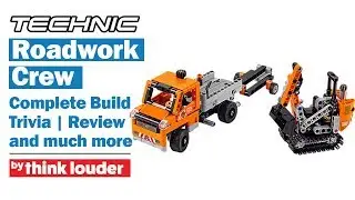 Lego Technic 42060 Roadwork Crew - Lego Speed Build and Review