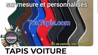 Des tapis pour automobiles sur mesure et personnalisables par tontapis.com