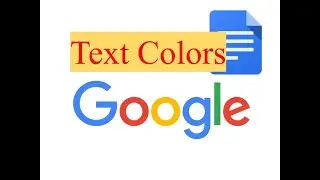 Text Color in Google Docs