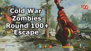 Cold War Zombies Round 100+ Exfil/Escape Flawless PS4