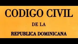 C&oacute;digo Civil Dominicano