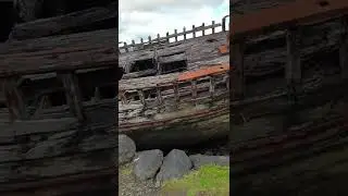 Wrecked boats at Salen, Isle of Mull