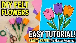 How to Make Beautiful Felt Flowers at Home @Duccylicius90