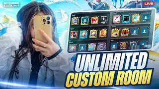 #join💜FREE UNLIMITED CUSTOM ROOM ID WINNER PRIZE 100😱FULL RUSH GAMEPLAY #customroom #custom#bgmilive