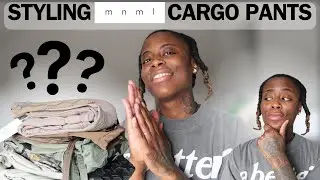 How I Styled 5 MNML CARGO PANTS #fashiontrends #menscargopants