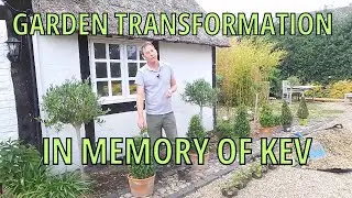 Garden Transformation (Garden Design) Gardening Project & How to plant Geraniums/Pelargoniums.