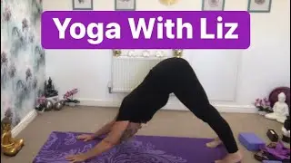 Hatha Yoga With Liz -  Including Downward Facing Dog Cycles To Help Build Strength and Burn Fat