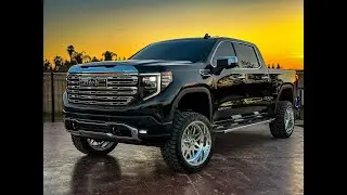Walkaround of my 6 inch lift with 22 x 12 wheels on my  Gmc 1500 (LM2 w/ ARC)