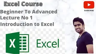 Lecture No 1 (Excel Course Beginner to Advanced-Hindi/Urdu)