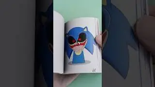 SPRUNKI OC SONIC.EXE PHASE 5 - Flipbook #Creativity #Flipbook #sprunki #incredibox