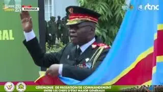 RDC : Nommé chef d'Etat-Major Général des FARDC, le Général Banza Mwilambwe a pris ses fonctions