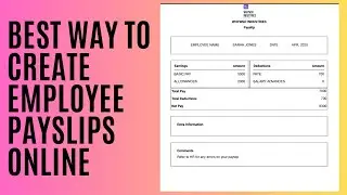 HOW to Create Employee Payslips Online &ndash; Step-by-Step Walkthrough