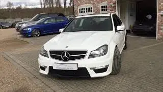 MERCEDES C-CLASS C63 AMG SALOON FOR SALE IN WHITE