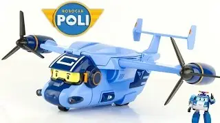Nouveau Robocar Poli Cargo Avion Transporteur Jouet Toy Review 로보카폴리 Робокар Полиen
