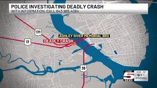 VIDEO: Charleston Police investigate fatal hit-and-run collision involving bicyclist