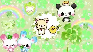 🍀 Good Luck Charm 🍀 Kawaii Cutecore 🍀 ASMR Relaxing Rain & Nature Sounds 🌧️🍀 Get Lucky 777 🍀 Clover 