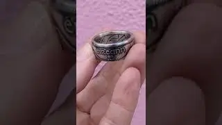 Making a 1928 Irish Half Crown into a ring