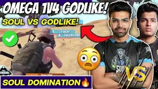 Soul Omega 1v4 Godlike 😳 | Soul Vs GodL 4v4 Fight | Akshat Vs Jonathan!
