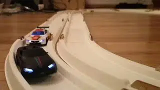 Shell saltwater BMWs racing on double circuit sugarcane track