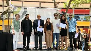 Im&aacute;genes del ministro de Educaci&oacute;n y Cultura, Pablo da Silveira, en los Premios Nacionales de M&uacute;sica