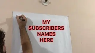 Writing the Names of My Subscribers | Agla Naam Apka Hoga ❤️😍