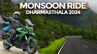 ಬೆಂಗಳೂರು to ಧರ್ಮಸ್ಥಳ| Ninja 6R flyby at night |Monsoon ride with @MOHANJAYANNA @BornBeastBiker