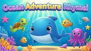 🌊🐟 Ocean Adventure Rhyme! | Fun Underwater Song for Kids | Learn Colors & Sea Animals