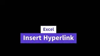 Insert Hyperlink 