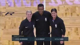 NBA History: Two female referees in the same game