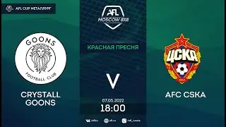AFL22. AFL Cup Металлург. Division B. Day 2. Crystal Goons - AFC CSKA
