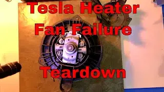 Как и почему выходит из строя вентилятор отопителя Tesla: 2 слабых места