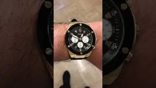 Guess Poseidon Men's Black Silicone Strap Watch | GW0057G1