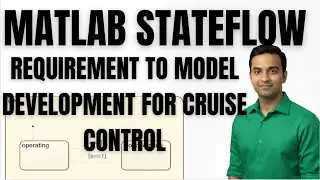 MATLAB TUTORIAL | STATEFLOW TUTORIAL | REQUIREMENT TO MODEL DEVELOPMENT FOR CRUISE CONTROL
