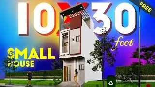 300 SQFT house design 10X30 feet small house plan #kkhomedesign