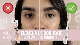 Come eliminare le #occhiaie istantaneamente con il #correttore | Mia Makeup Academy #makeuptutorial