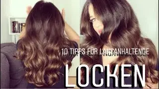 10 Tipps & Tricks f&uuml;r langanhaltende Locken + Tutorial  I Marina Si