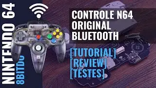 8bitdo N64 Modkit - Transforme um controle de N64 antigo em Bluetooth para Switch/PC/N64 Original