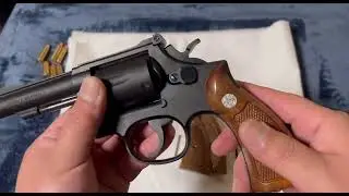 タナカワークス M15 モデルガン　グリップ交換　TANAKA WORKS  S&W Model15  Replica Grip Replacement