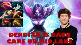 Dendi TA is Back- Care Ur Mid Lane (Dota 2)